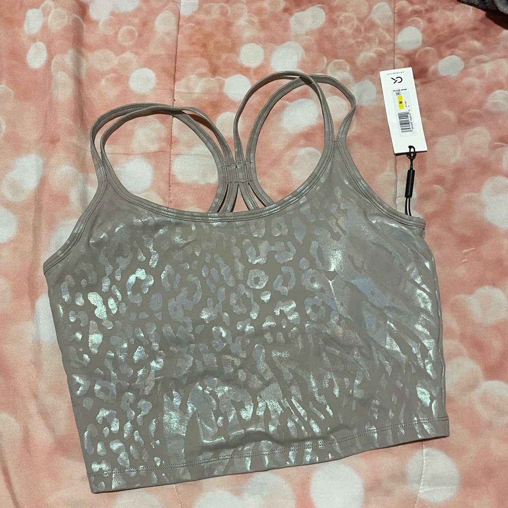 Calvin Klein performance crop top built in bra